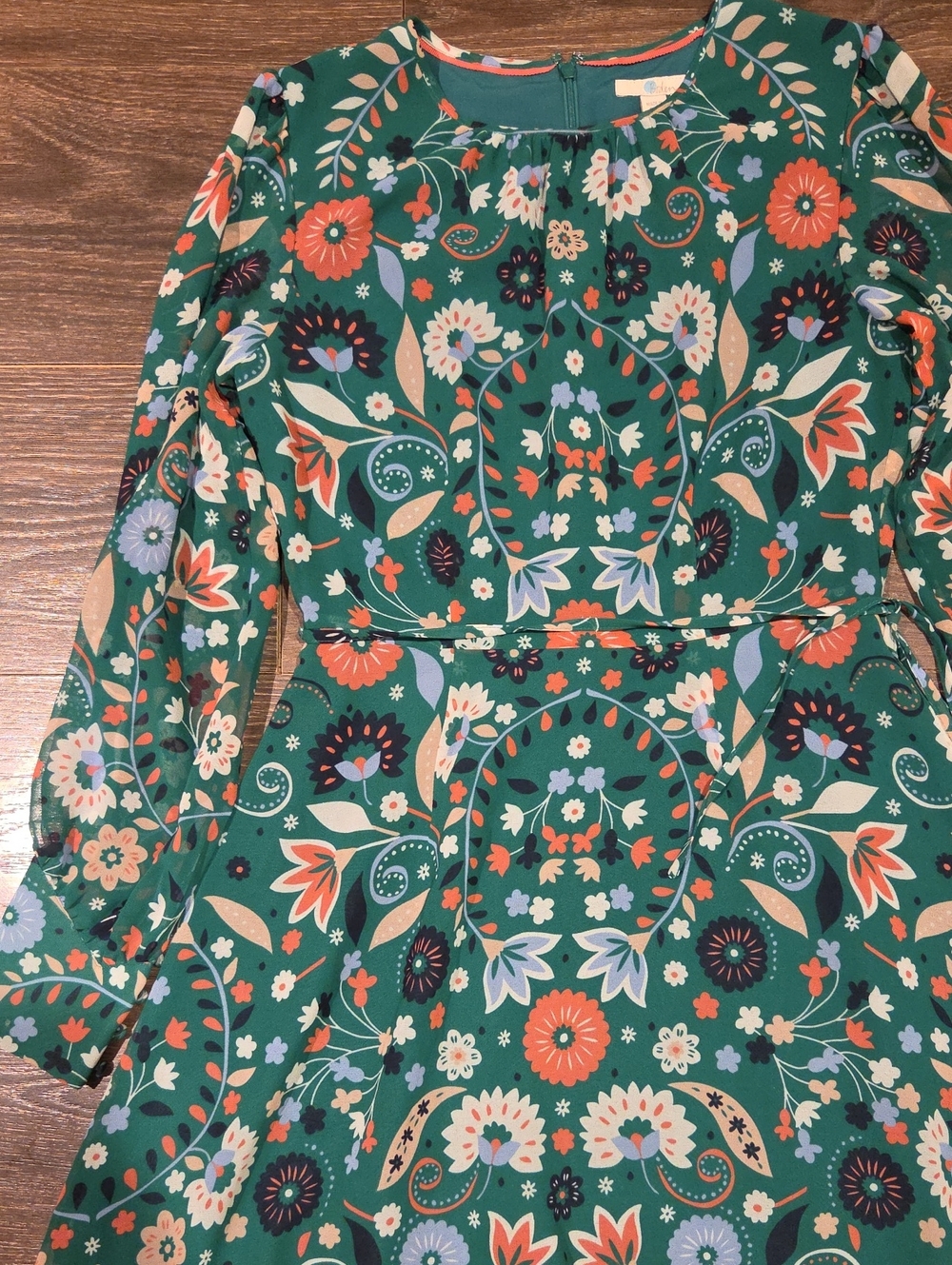 ❤️ NWOT! BODEN BLOSSOM FLORAL LONG SLEEVE DRESS, 4 - Picture 5 of 16